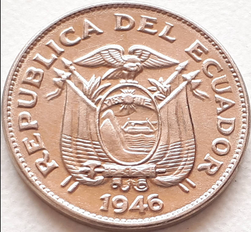 

Эквадор 5 сентаво 1946