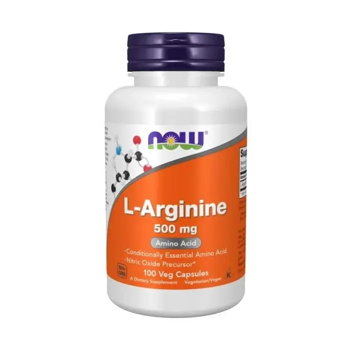 

L-Аргинин 500 мг - NOW Foods 100 капс (733739000309)