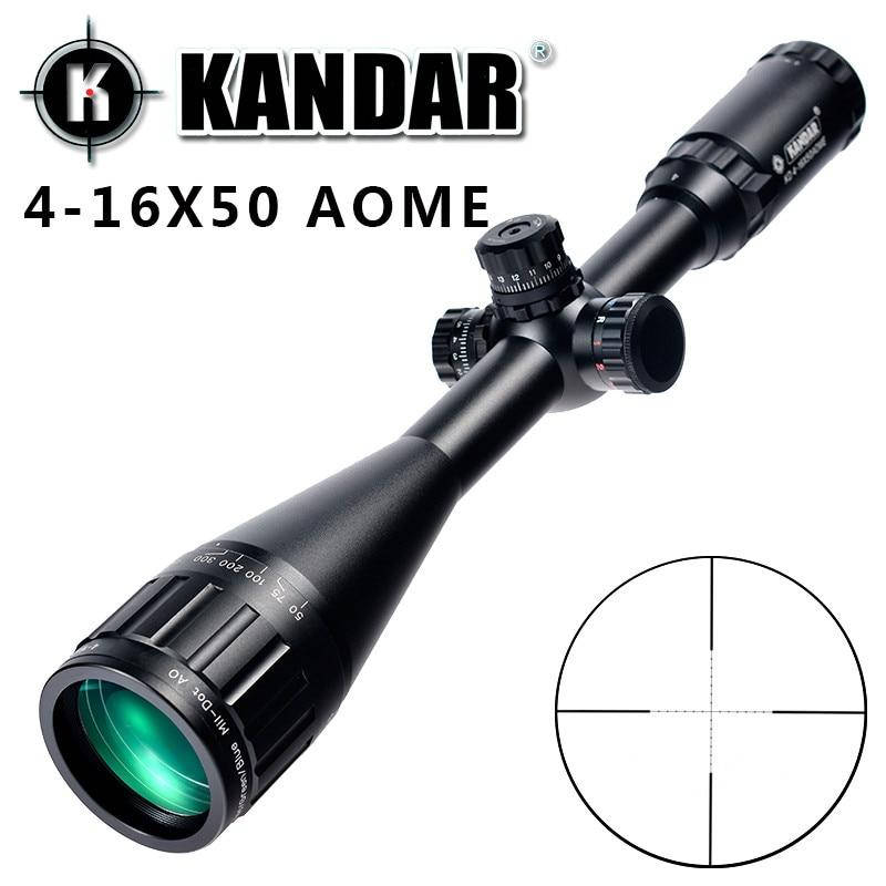 

Оптический прицел Kandar 4-16x50 AOME Mil-Dot, Черный