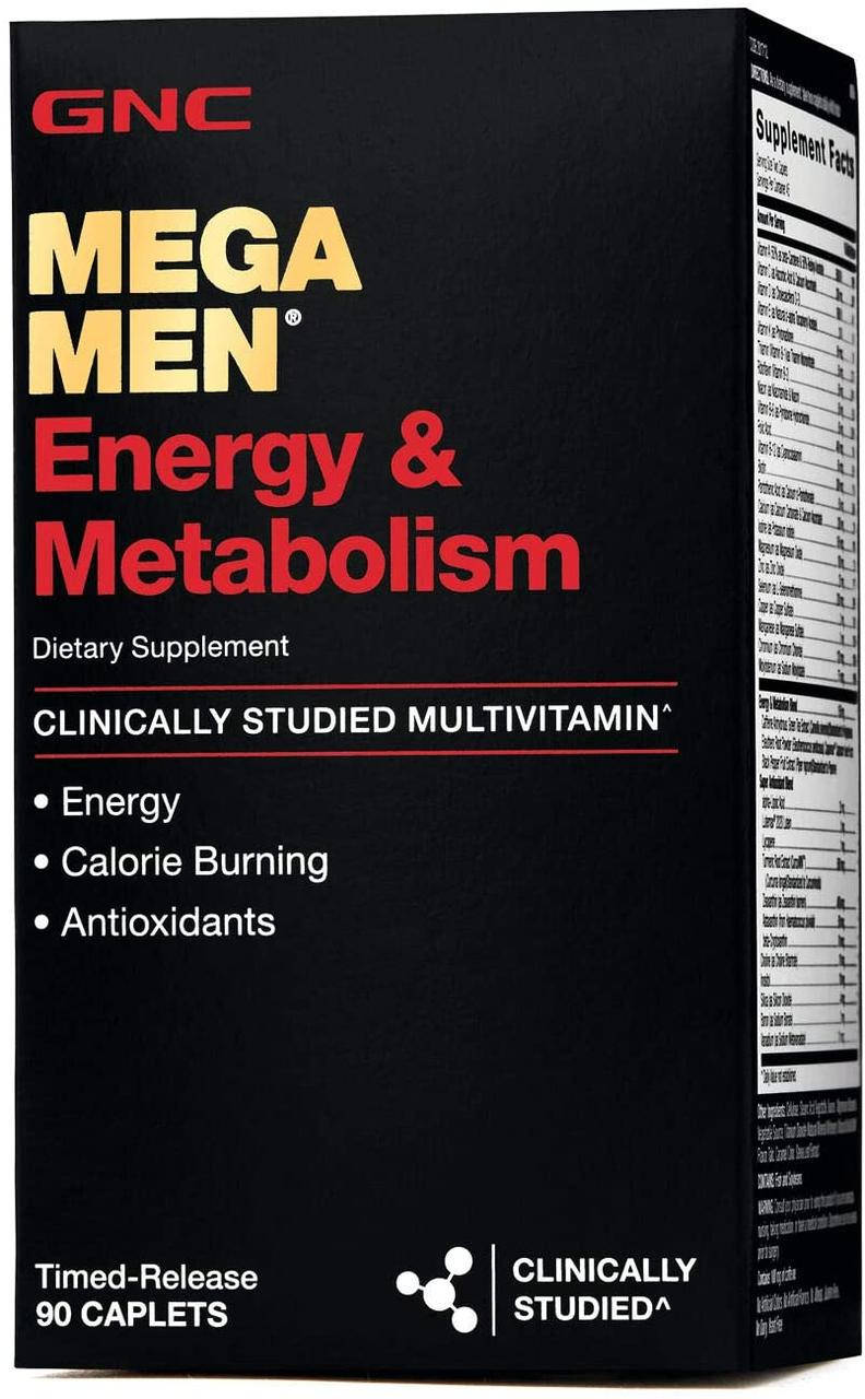 

GNC Mega Men Energy Metabolism 90 каплет