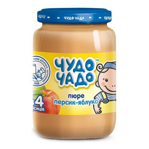

Пюре Чудо-чадо , 170 г (Стекло) Персик-яблуко