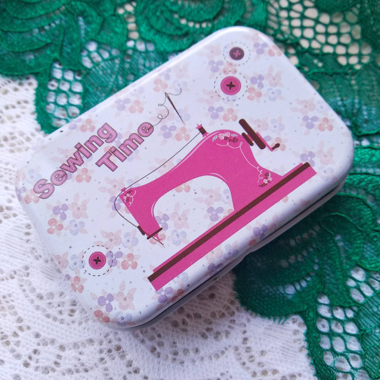 

Коробка металлическая прямоугольная "Sewing", Разные цвета
