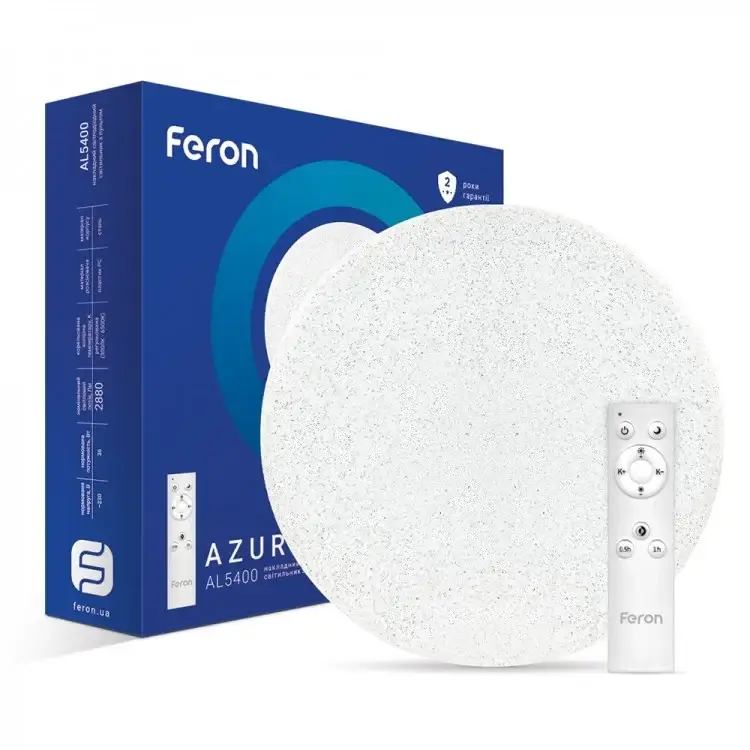 

Светодиодный светильник Feron AL5400 AZURE 36W
