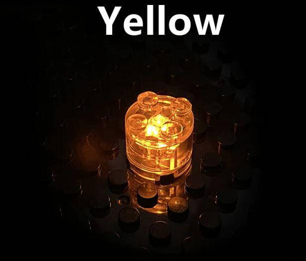 

Конструктор, светодиодный блок 2х2 пина. 1шт., Оранжевый