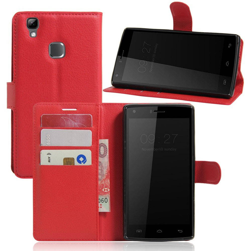 

Чехол IETP для Doogee X5 max / X5 max Pro книжка кожа PU красный