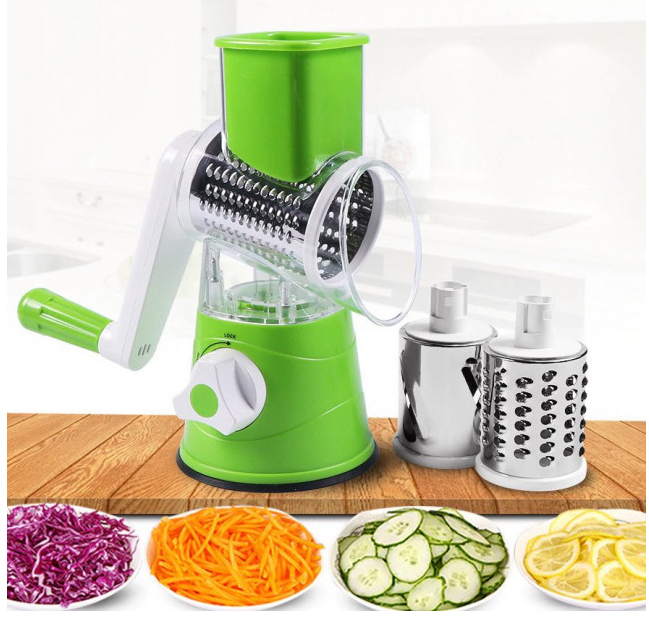 

Ручная овощерезка-терка с насадками Kitchen Master 5140, Зелёный