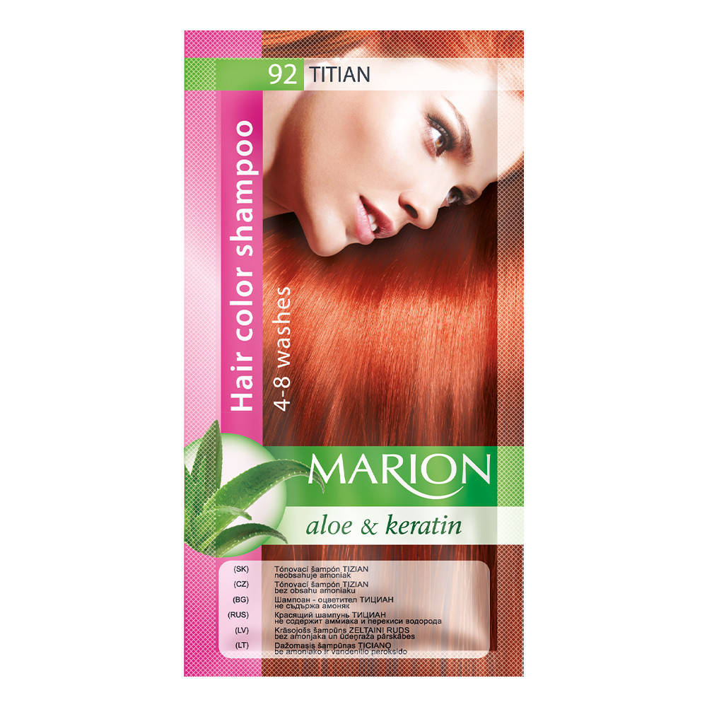 

Відтіночний шампунь Marion Color, 92 Тіціан, 40 мл
