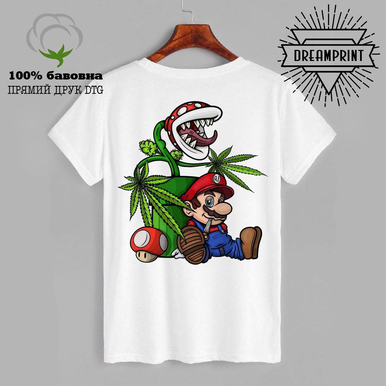 

Футболка SUPER MARIO, прямий друк DTG, 100% бавовна