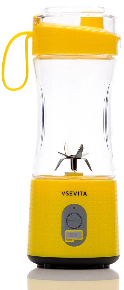 

Блендер портативный VSEVITA - BL-12 Pro (380 мл) yellow/желтый