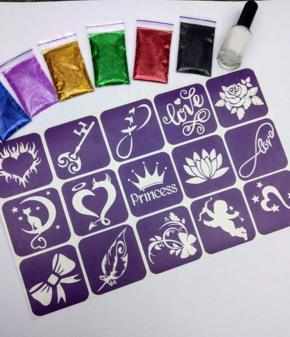 

Набор для блеск тату