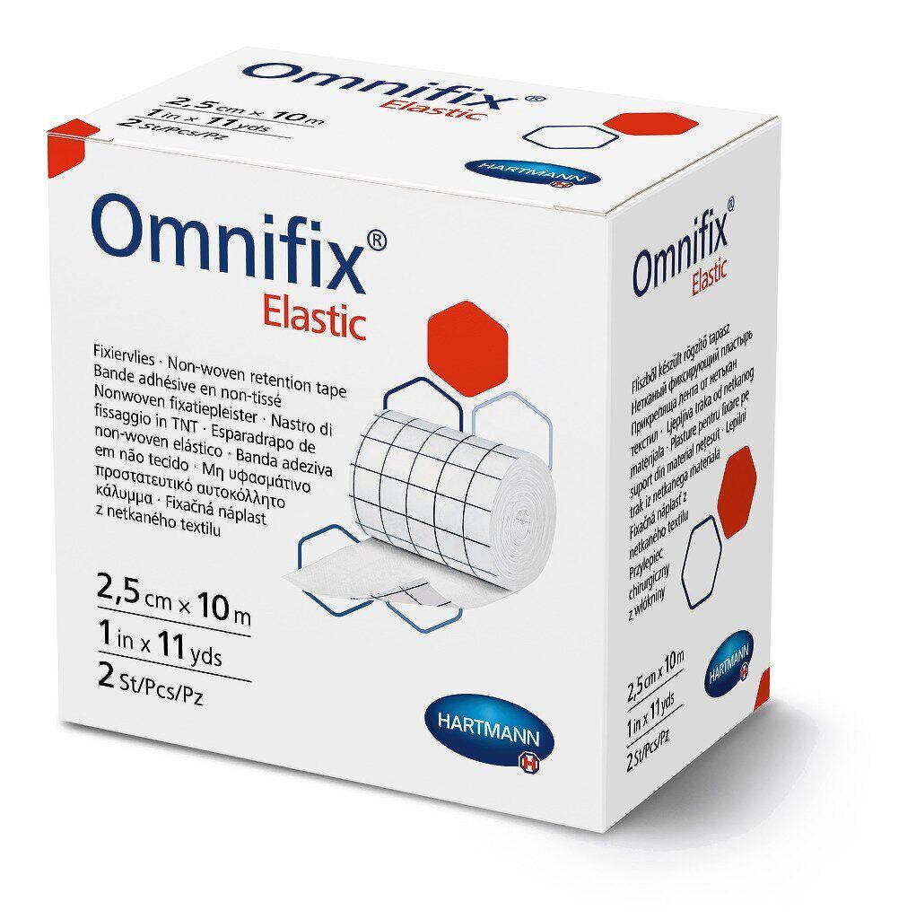 

Omnifix Elastic 2.5см х 10м - фиксирующий пластырь 2 шт