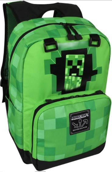 

Рюкзак Minecraft JINX MOJANG Майнкрафт, Зелёный