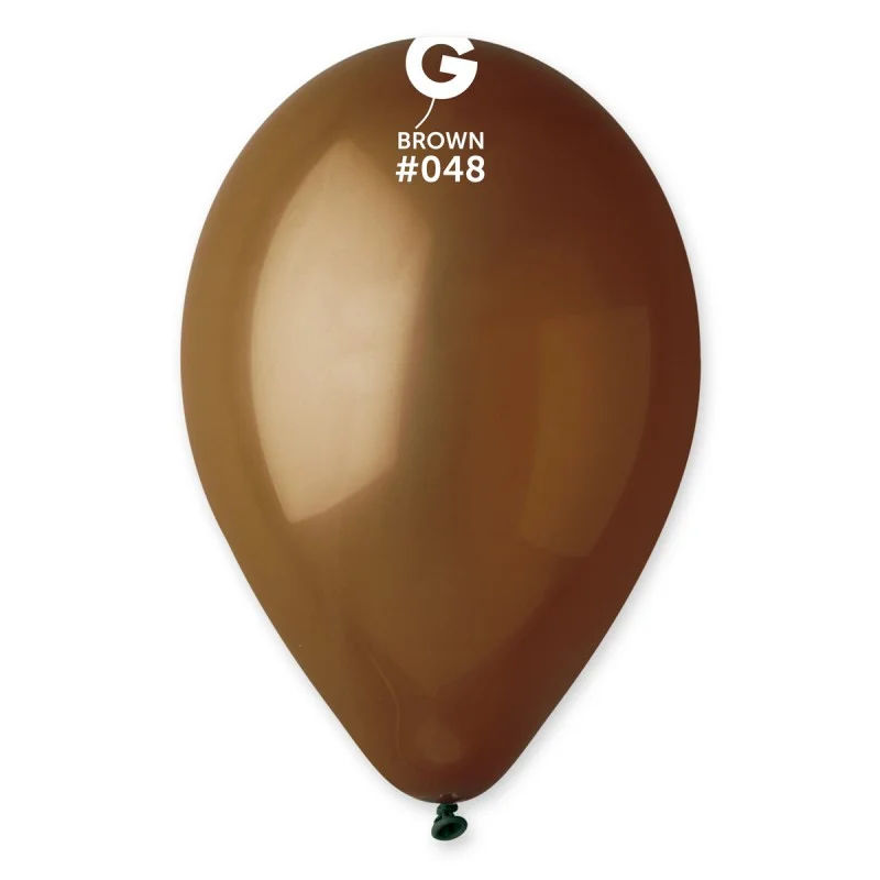 

Латексный шарик Gemar 12"(30 см)/48 Пастель коричневый