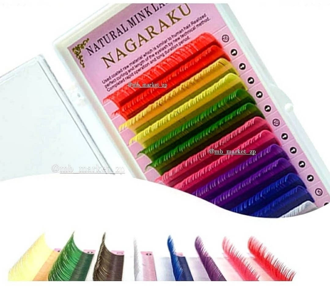 

Ресницы Nagaraku РАДУГА 0.07С mix (12 мм)