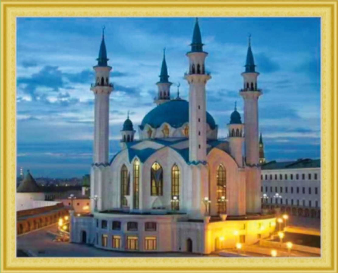 

50*40см Вечерняя Мечеть, алмазная живопись, полная выкладка