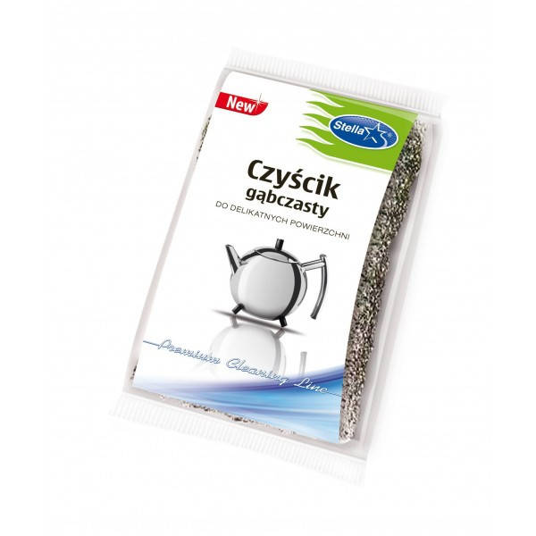 

Губка Stella для чисткие деликатных поверхностей и тефлона, 1 шт