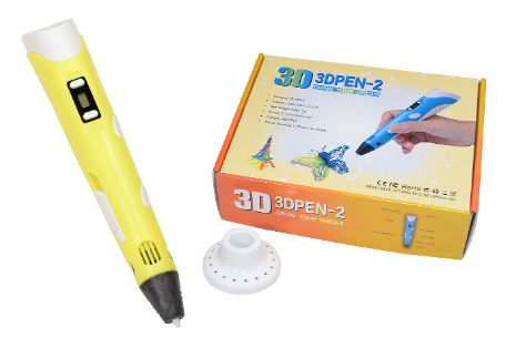 

3D ручка с LCD дисплеем Smart 3D pen-2 ЖЕЛТАЯ - 50468