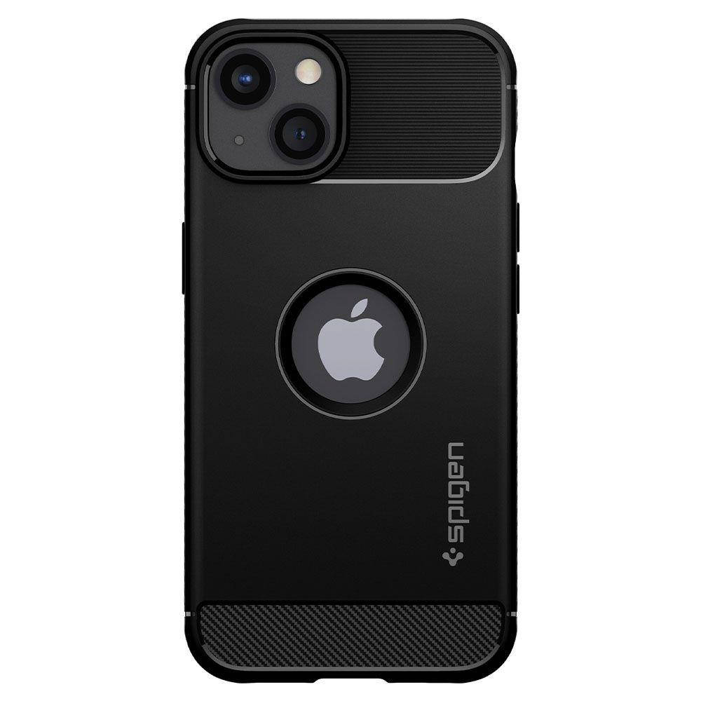 

Чехол Spigen Rugged Armor Matte Black для iPhone 13, Черный