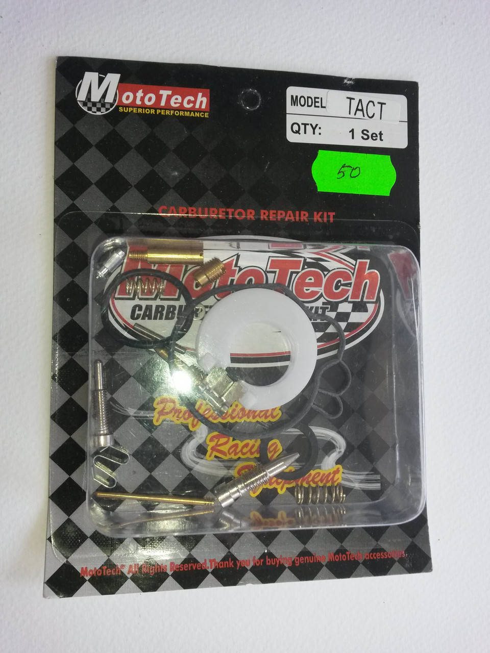 

Ремкомплект карбюратора HONDA TACT AF-9/16/24 Mototech