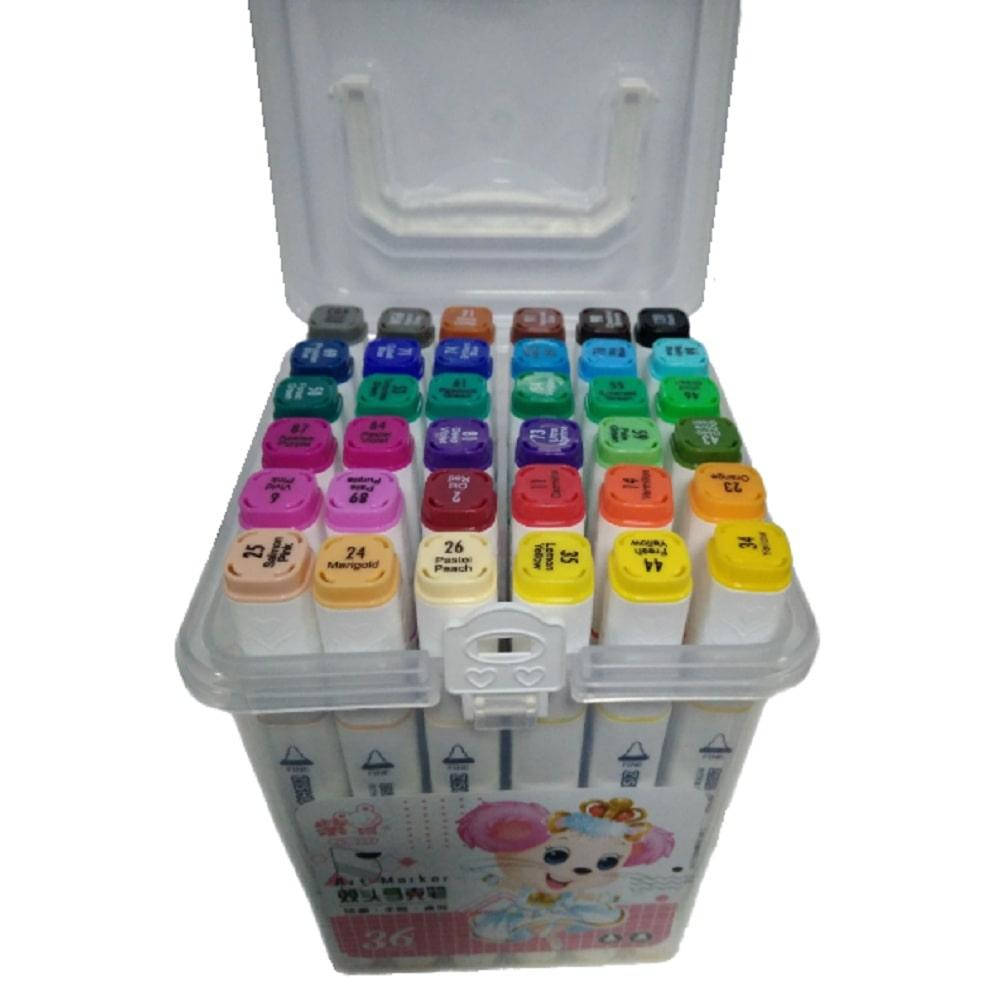 

Набір спиртових маркерів "Art Marker" (222), 36 кол., пластиковий кейс