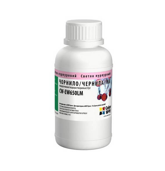 

Чернила для Epson TX650 Photo Magenta (200 мл) CW-EW650LM02 ColorWay