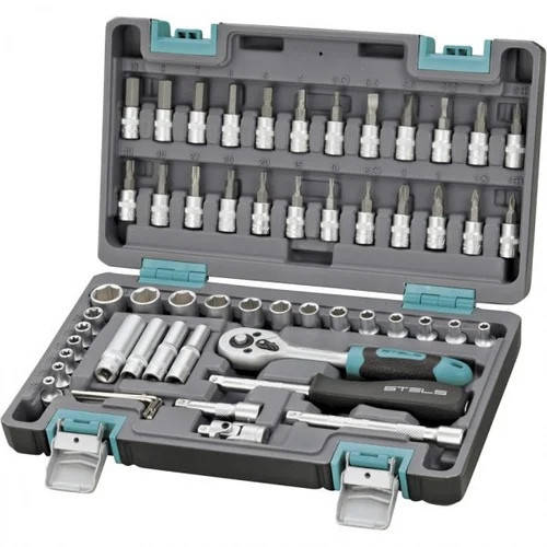 

Набор инструментов STELS 57 предметов (14101), 1/4, Cr-V, усиленный кейс.