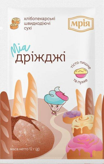

Дрожжи сухие хлебопекарские быстродейсвующие 11г Мрия