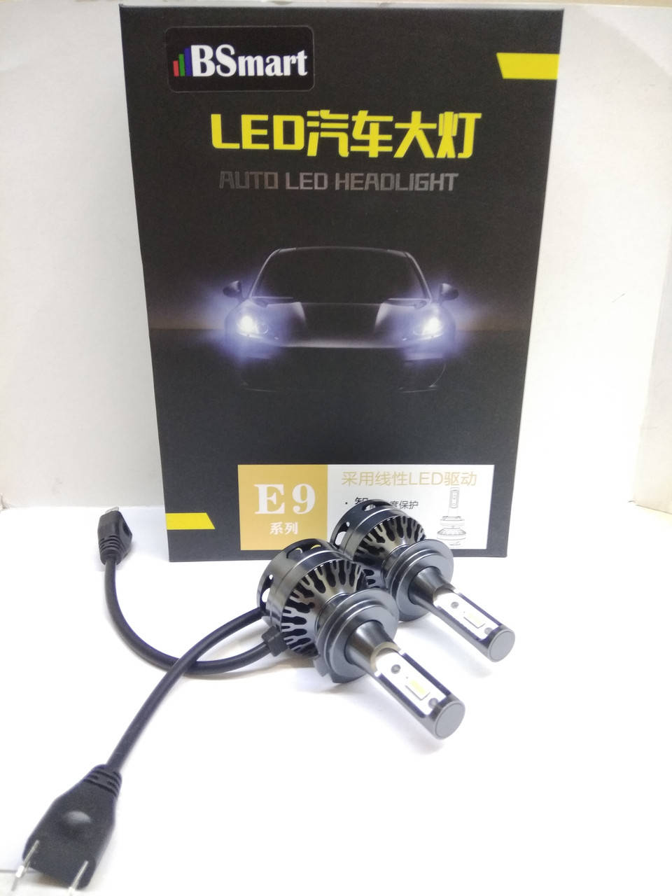 

Комплект LED автоламп E9 H7 диод CSP 10000Лм 80Вт 6000K Canbus