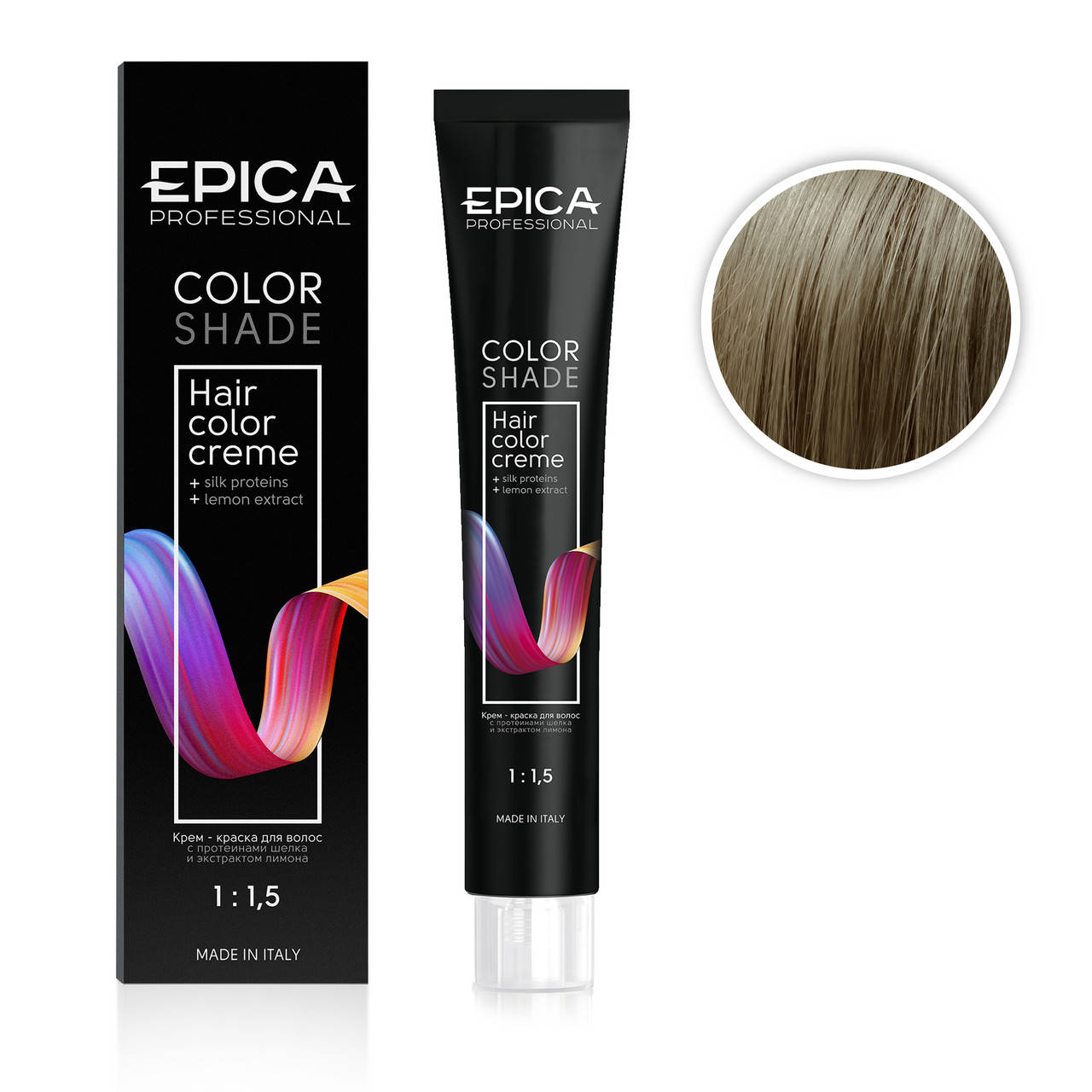 

Стойкая крем-краска EPICA HAIR COLOR CREAM 12.32 Спеціальний блонд бежевий 100ml
