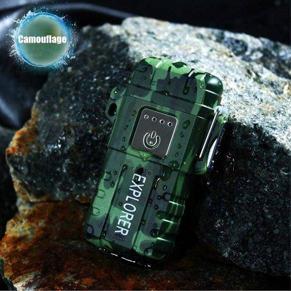 

Зажигалка электроимпульсная с влагозащитой сенсорная USB. Камуфляж, Камуфляжная