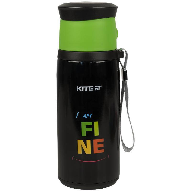 

Термос Kite Cool K21-305-01, 350 мл, черный, Синий