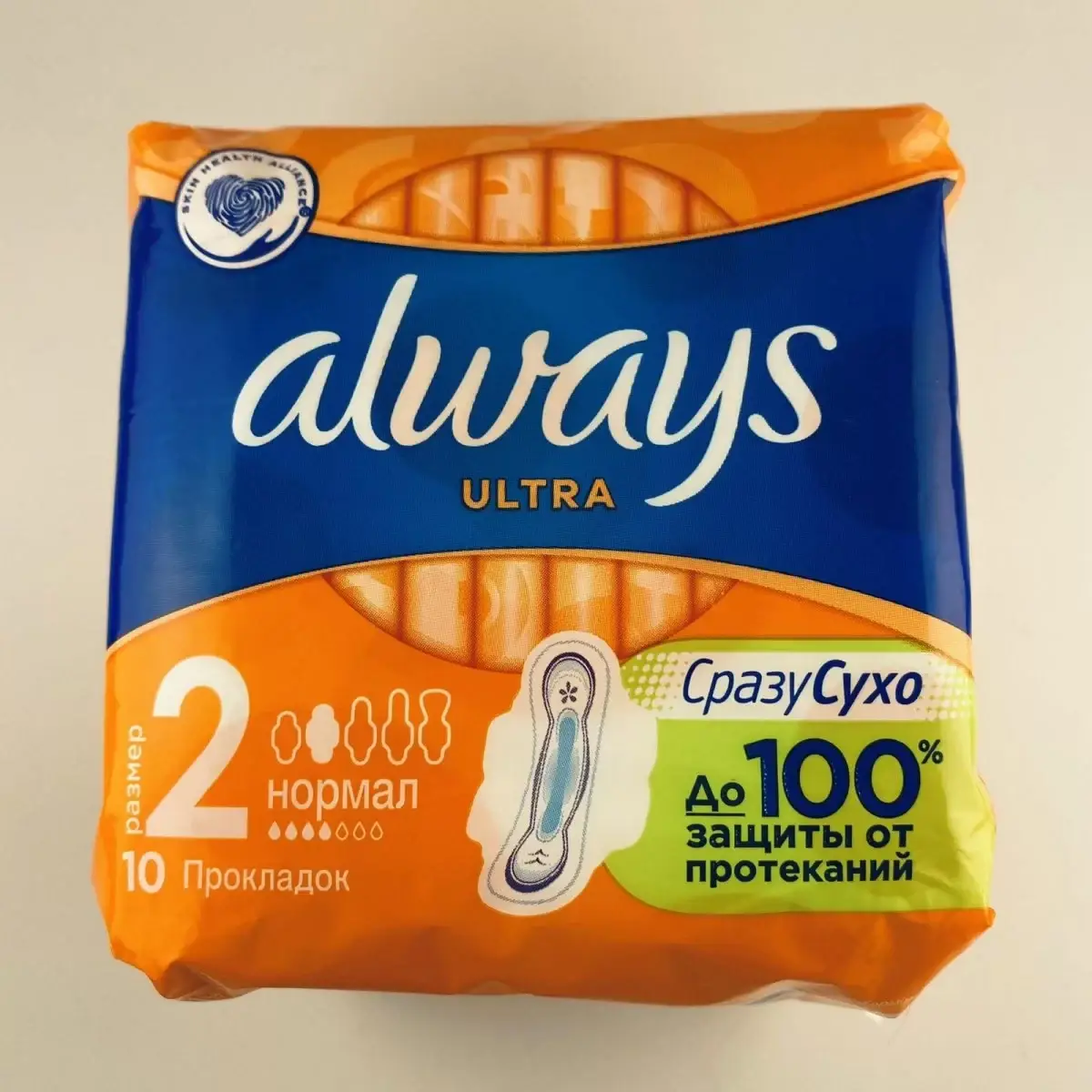 

Прокладки Always Ultra Normal 4 кап.10 шт. (16уп в ящику)