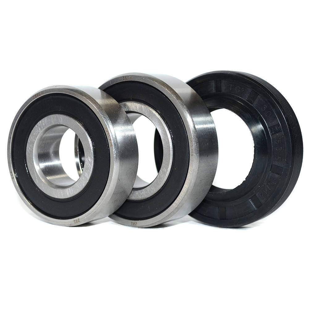 

Ремкомплект подшипников Indesit и Ariston ZKL 6204 2RS и 6205 2RS и сальник