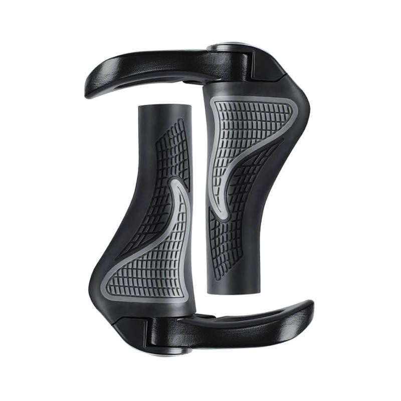 

Анатомические грипсы West Biking YP0804038 Black велосипедные ручки руля эргономичные