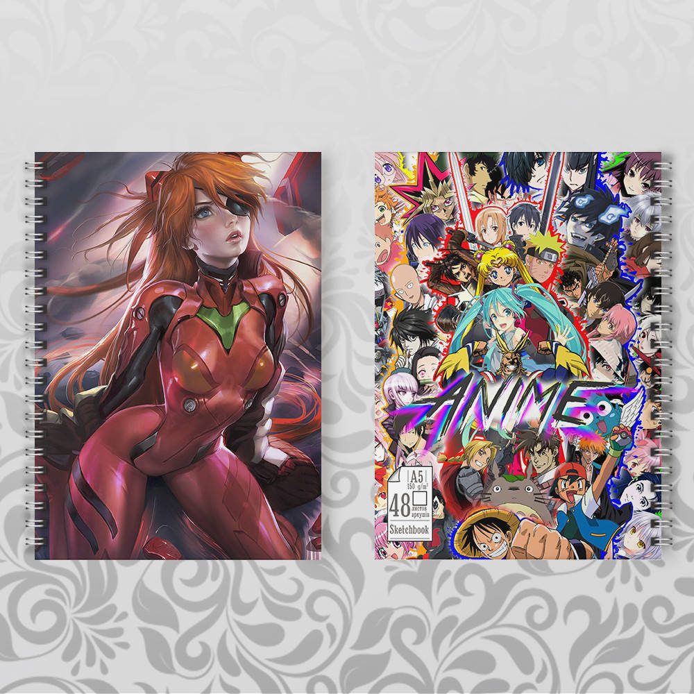 

Скетчбук Аниме Evangelion 002