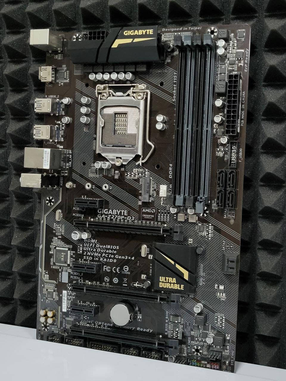 

Материнская плата GA-Z270P-D3 1151 сокет для майнинга на 7 карт