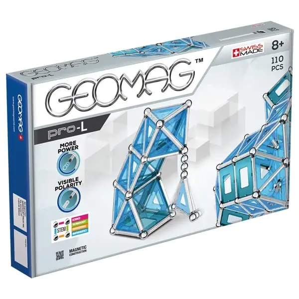 

Geomag PRO-L 110 деталей | Магнитный конструктор 024GM, Vse-detyam