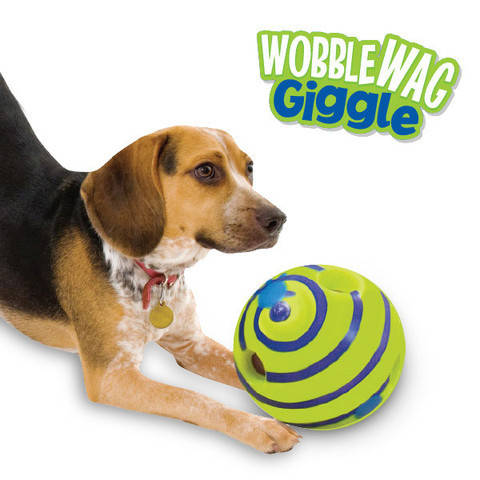 

Игрушка для собак мяч хихикующий Wobble Wag Giggle