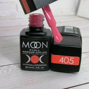 

Гель-лак Moon Full Breeze color №405 (дымная роза пудровая, эмаль), 8 мл