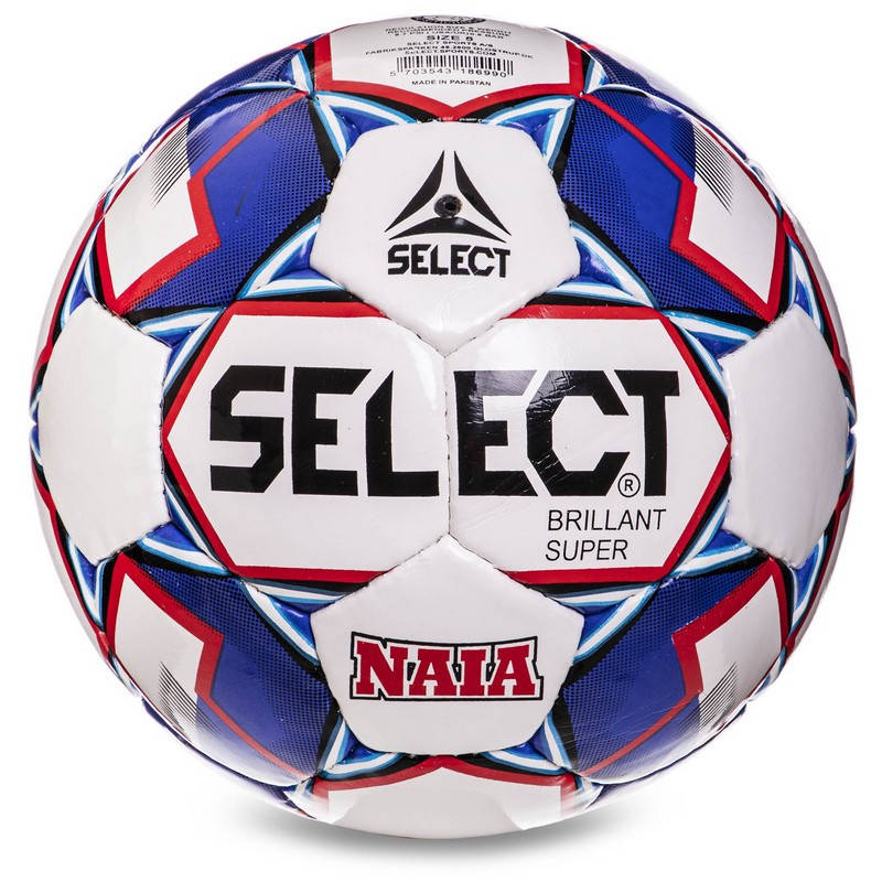 

Мяч футбольный SELECT BRILLANT SUPER NAIA размер 5 FB-2980