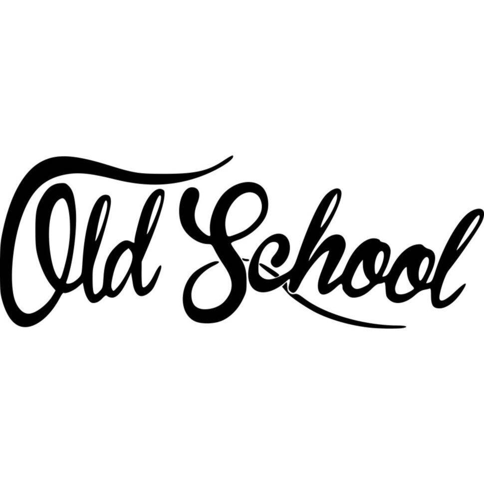 

Виниловая наклейка на автомобиль - Old school | Старая школа v3