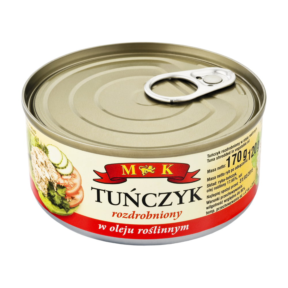 

Тунец в собственном соку дробленый M&K Tunczyk 170 грм