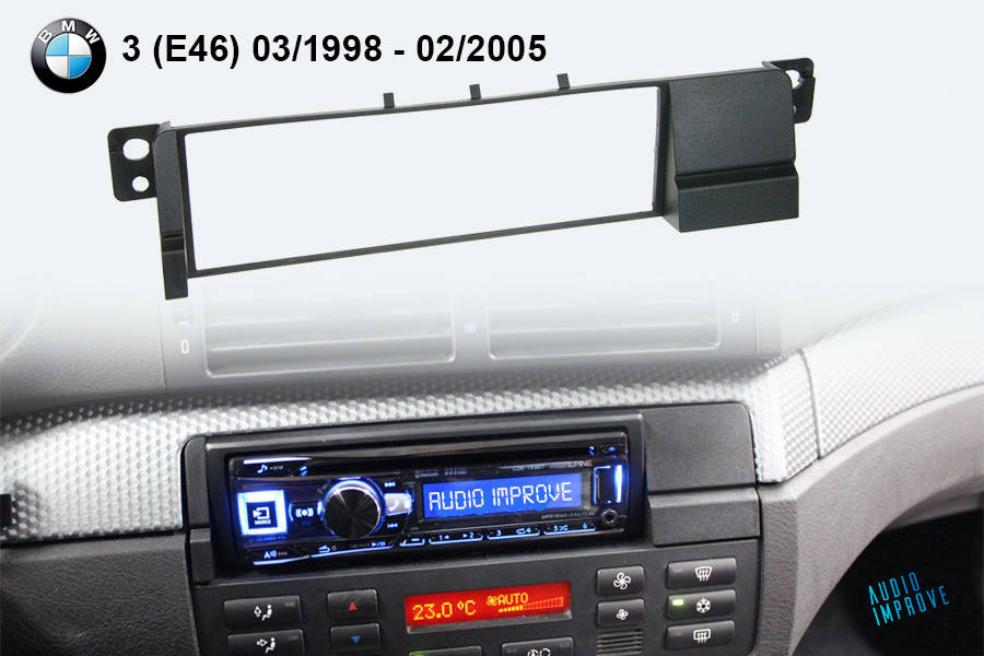 

Перехідна рамка 1din BMW-3 (E46) 98->07 ACV 281023-01
