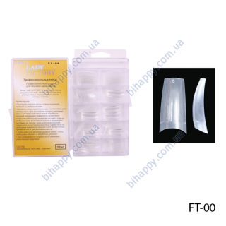 

Профессиональные прозрачные типсы 100шт