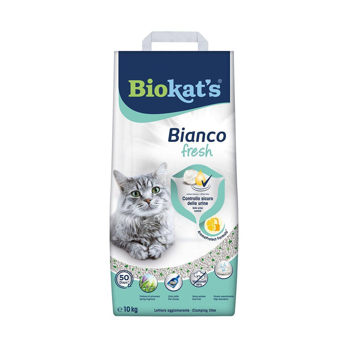 

Biokat's (Германия) Наполнитель бентонитовый Biokats Bianco Fresh 10 литров