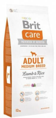 

Корм Brit Care (Брит Каре) Adult Medium Breed для средних пород собак с ягненком 12 кг