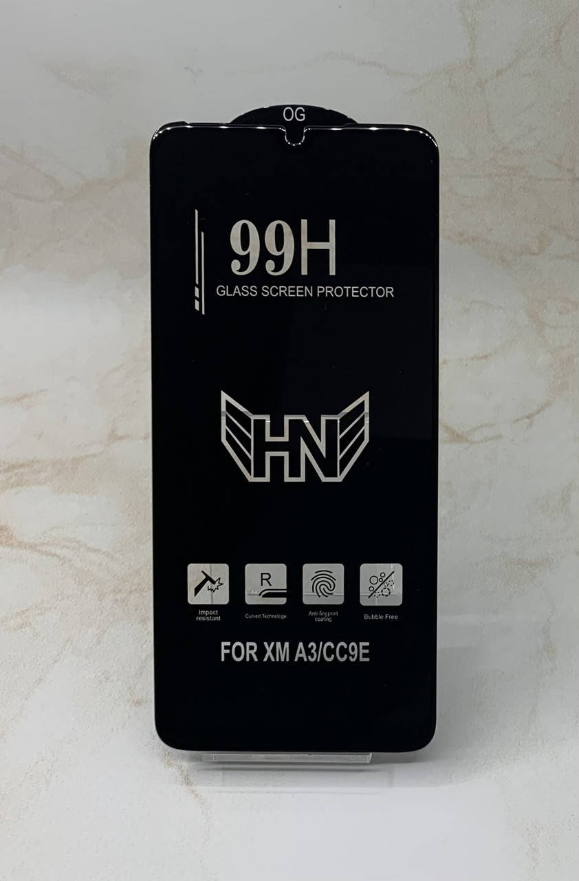 

Защитное стекло для Xiaomi MiA3 полное покрытие Full Glue полный клей PREMIUM, Черный