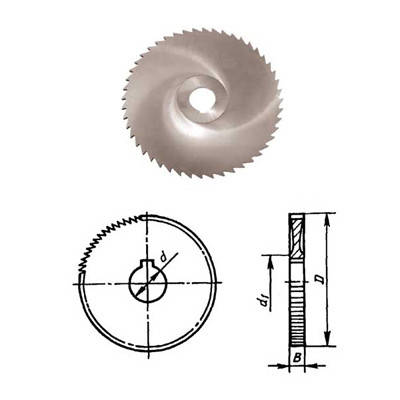

Фреза дисковая отрезная ф 50х3.0х13 мм Р6М5 z=32 отрезная