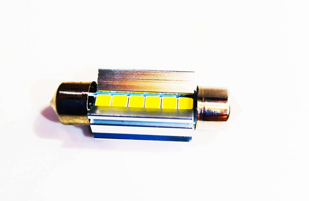 

LED автолампа лед BSmart диодная C5W SMD3030 CANBUS обманка 39 мм белый