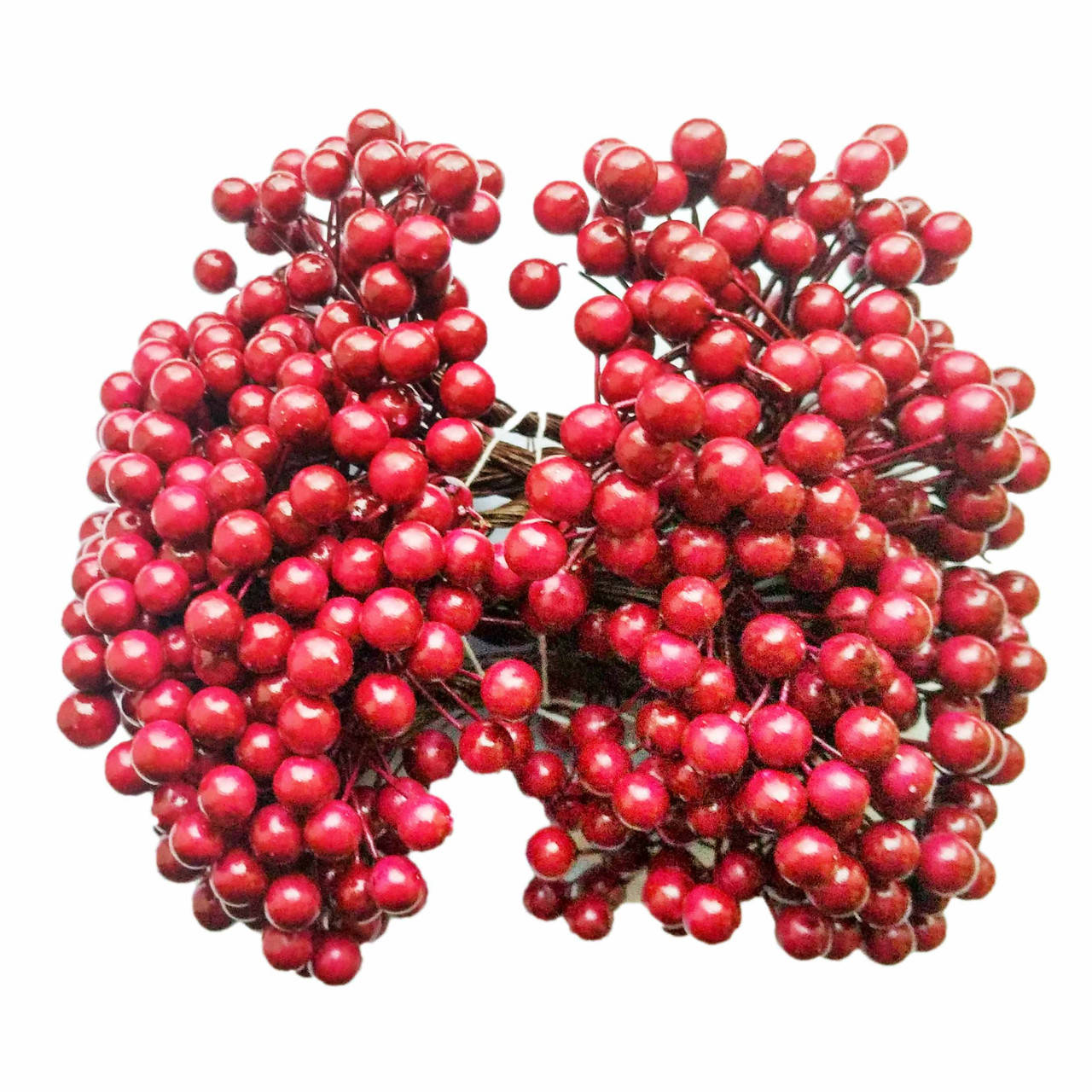 

Ягодки декоративные красные 8мм 500 шт, Красный